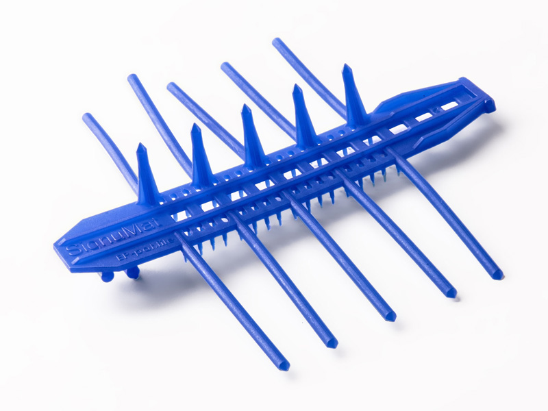 Blaue Terminaltrieb-Schutzmanschette Seitenansicht